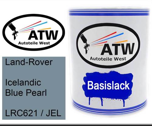 Land-Rover, Icelandic Blue Pearl, LRC621 / JEL: 1L Lackdose, von ATW Autoteile West.